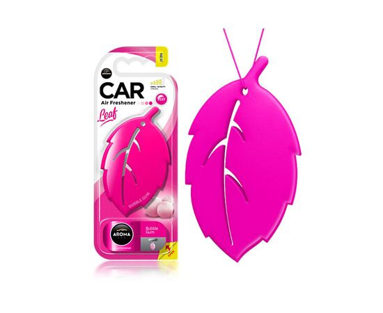 Ароматизатор для автомобиля Aroma Car Leaf 3D - Bubble Gum (831242)