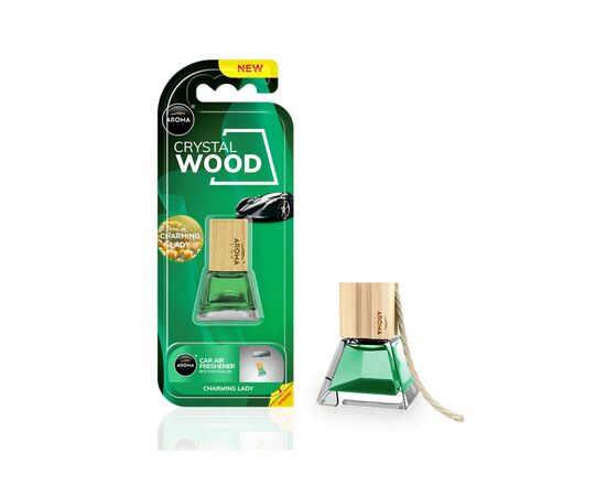 Ароматизатор для автомобиля Aroma Car Wood - Crystal Wood - Charming Lady 6мл (928426)