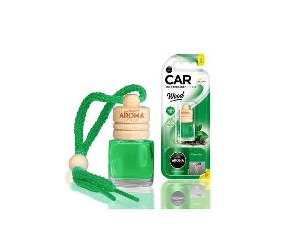 Ароматизатор для автомобиля Aroma Car Wood - Green Tea 6 мл (631197)