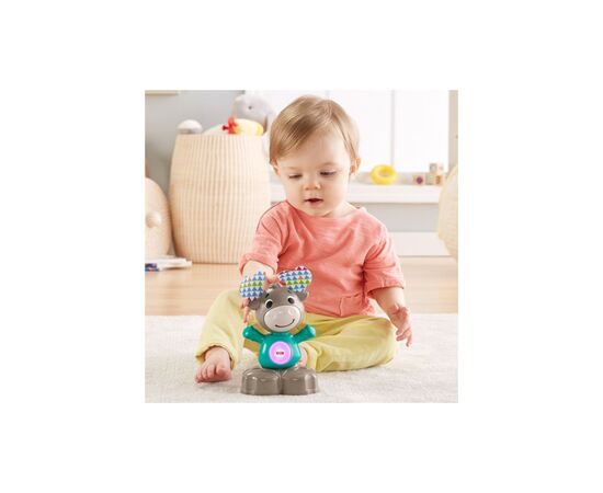 Интерактивная игрушка Fisher-Price Веселый лось серии Linkimals (рус.) (GJB21), изображение 6 Интерактивная игрушка Fisher-Price Веселый лось серии Linkimals (рус.) (GJB21), изображение 6