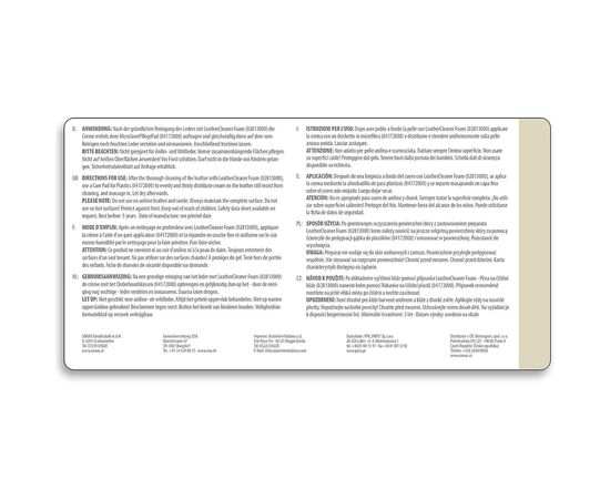 Автомобільний очисник Sonax PROFILINE Leather Protection 1 л (282300), зображення 3 Автомобільний очисник Sonax PROFILINE Leather Protection 1 л (282300), зображення 3