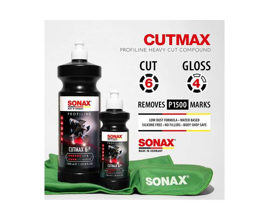 Автошампунь Sonax PROFILINE CutMax 6-4 1 л (246300), зображення 3 Автошампунь Sonax PROFILINE CutMax 6-4 1 л (246300), зображення 3