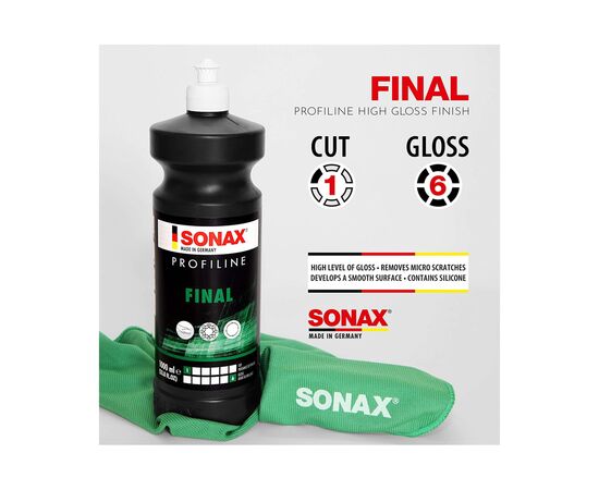 Автошампунь Sonax PROFILINE Final 1-6 1 л (278300), зображення 2 Автошампунь Sonax PROFILINE Final 1-6 1 л (278300), зображення 2