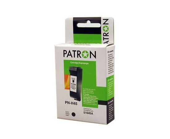 Картридж Patron для HP PN-H45 BLACK (51645A) (PN-H45)