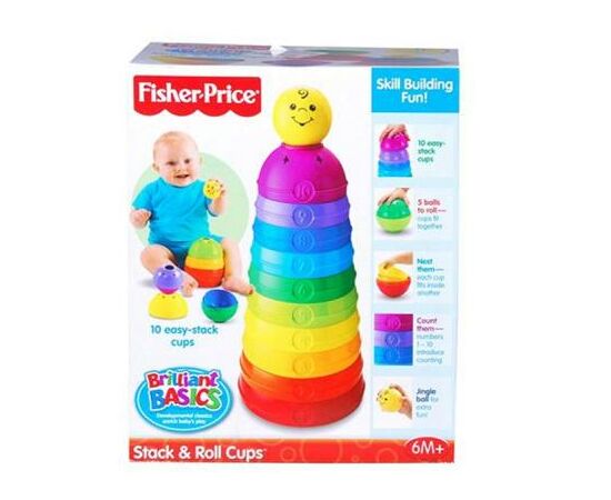 Развивающая игрушка Fisher-Price Большой-ещё больше (W4472), изображение 2 Развивающая игрушка Fisher-Price Большой-ещё больше (W4472), изображение 2