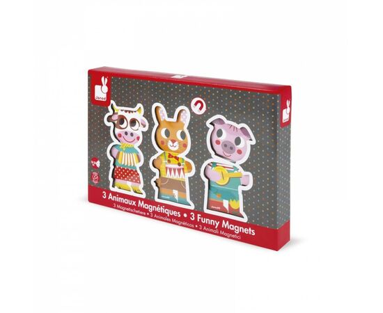 Развивающая игрушка Janod магнитные Животные (J08029), изображение 4 Развивающая игрушка Janod магнитные Животные (J08029), изображение 4