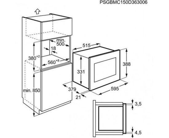 Микроволновая печь Electrolux EMT25203OC, изображение 2 Микроволновая печь Electrolux EMT25203OC, изображение 2