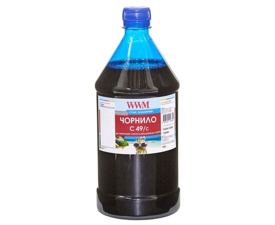 Чернила WWM Canon GI-490 1000г Cyan (C49/C-4)