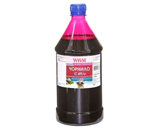Чернила WWM Canon GI-490 1000г Magenta (C49/M-4)