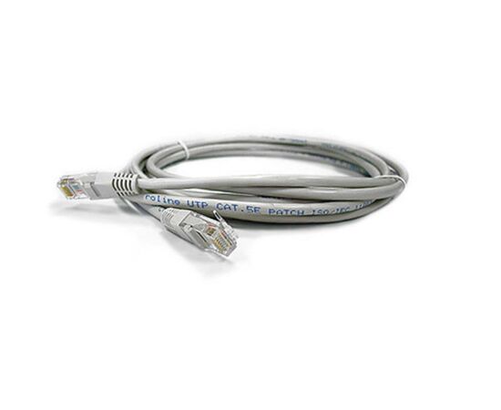 Патч-корд 2м, UTP, cat.5e, CU, 24AWG, grey Kingda (KD-PAUT3200GY)