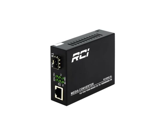 Медиаконвертер RCI 1G, SFP slot, RJ45, standart size metal case (RCI300S-GL), изображение 2 Медиаконвертер RCI 1G, SFP slot, RJ45, standart size metal case (RCI300S-GL), изображение 2