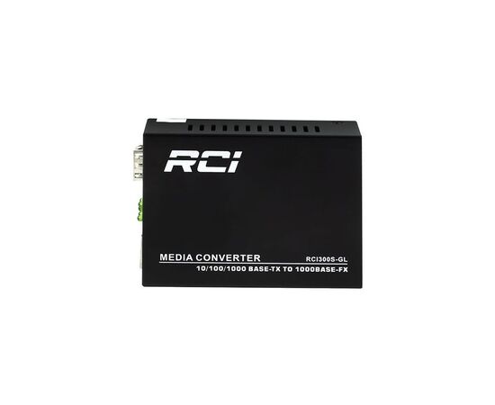 Медиаконвертер RCI 1G, SFP slot, RJ45, standart size metal case (RCI300S-GL)