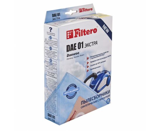Мішок для пилососу Filtero DAE 01(4) Экстра