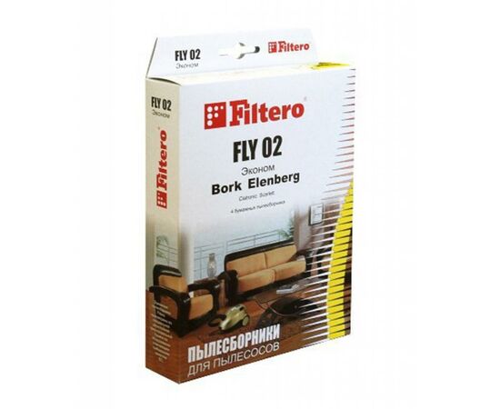 Мішок для пилососу Filtero FLY 02(4) Эконом