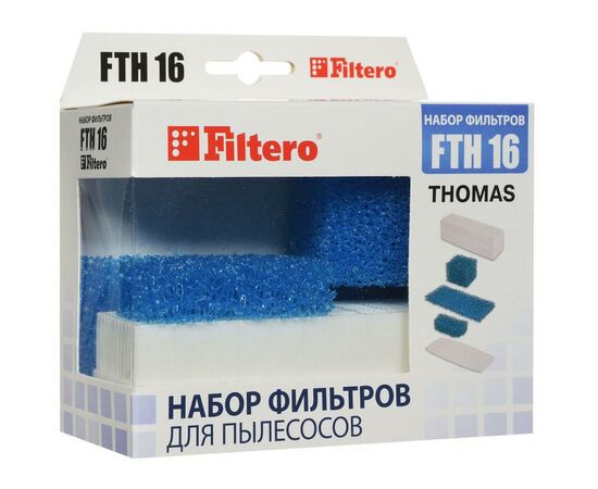 Фильтр для пылесоса Filtero FTH 16, изображение 2 Фильтр для пылесоса Filtero FTH 16, изображение 2