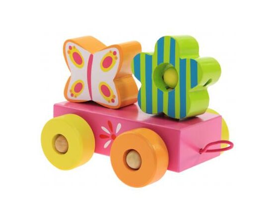 Развивающая игрушка Goki Паровозик Пунта Susibelle (55949), изображение 6 Развивающая игрушка Goki Паровозик Пунта Susibelle (55949), изображение 6