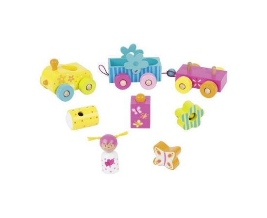 Развивающая игрушка Goki Паровозик Пунта Susibelle (55949), изображение 7 Развивающая игрушка Goki Паровозик Пунта Susibelle (55949), изображение 7