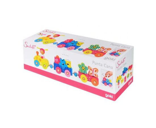 Развивающая игрушка Goki Паровозик Пунта Susibelle (55949)