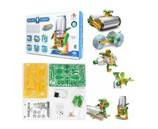 Конструктор Same Toy Робот-конструктор Экобот 6 в 1 на солнечной батарее (2127UT), зображення 2 Конструктор Same Toy Робот-конструктор Экобот 6 в 1 на солнечной батарее (2127UT), зображення 2