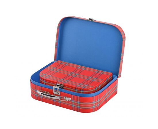 Игровой набор Goki чемоданы красные в клетку (60103G), изображение 2 Игровой набор Goki чемоданы красные в клетку (60103G), изображение 2