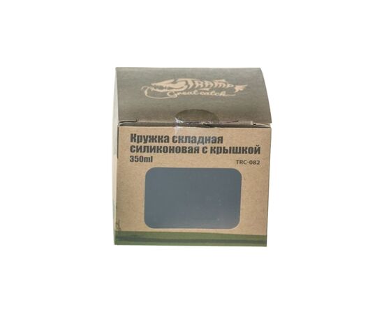 Кружка Tramp складная силиконовая с крышкой 350ml oliva (TRC-082-green), изображение 3 Кружка Tramp складная силиконовая с крышкой 350ml oliva (TRC-082-green), изображение 3