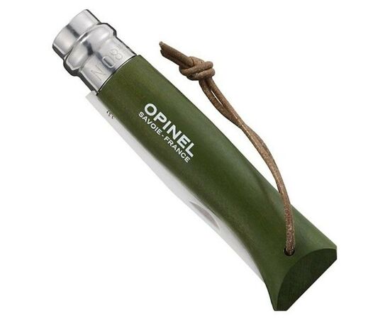 Нож Opinel №8 Inox VRI Trekking зеленый, без упаковки (001703), изображение 3 Нож Opinel №8 Inox VRI Trekking зеленый, без упаковки (001703), изображение 3