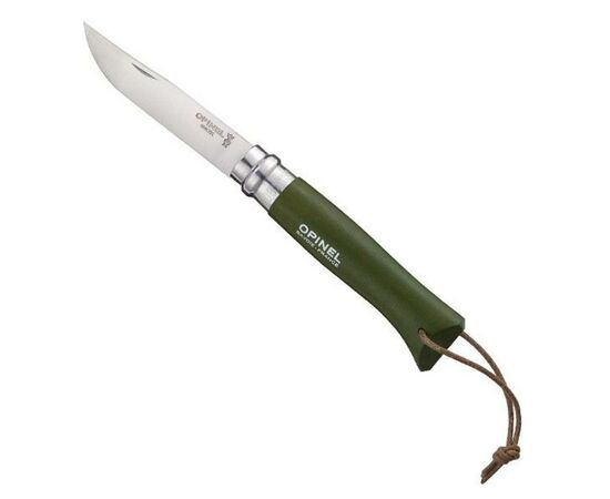 Нож Opinel №8 Inox VRI Trekking зеленый, без упаковки (001703)