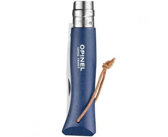 Нож Opinel №8 Inox VRI Trekking темно-синий, без упаковки (002212), изображение 3 Нож Opinel №8 Inox VRI Trekking темно-синий, без упаковки (002212), изображение 3