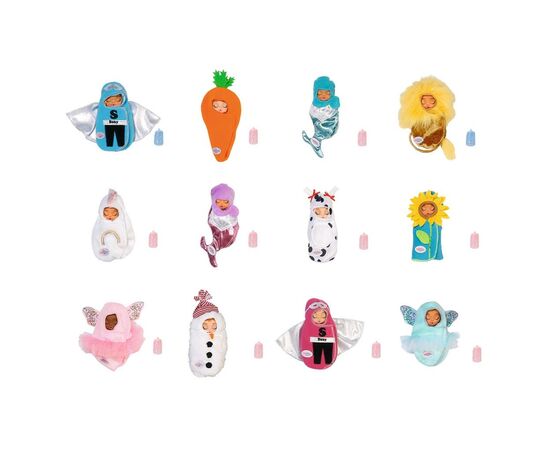 Пупс Zapf Baby Born Очаровательный сюрприз с аксессуарами 11 см (904091), изображение 4 Пупс Zapf Baby Born Очаровательный сюрприз с аксессуарами 11 см (904091), изображение 4