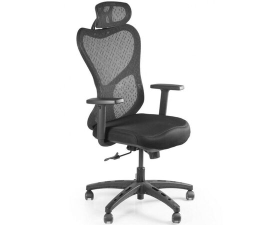 Офісне крісло Barsky Butterfly White/Black (Fly-03), зображення 2 Офісне крісло Barsky Butterfly White/Black (Fly-03), зображення 2