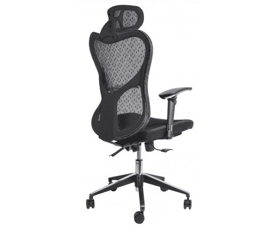 Офісне крісло Barsky Butterfly White/Black (Fly-03), зображення 4 Офісне крісло Barsky Butterfly White/Black (Fly-03), зображення 4