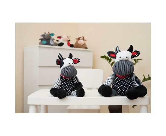 М'яка іграшка Same Toy Корова/Бик (чорно-білий) 24см (A1057/24), зображення 6 М'яка іграшка Same Toy Корова/Бик (чорно-білий) 24см (A1057/24), зображення 6