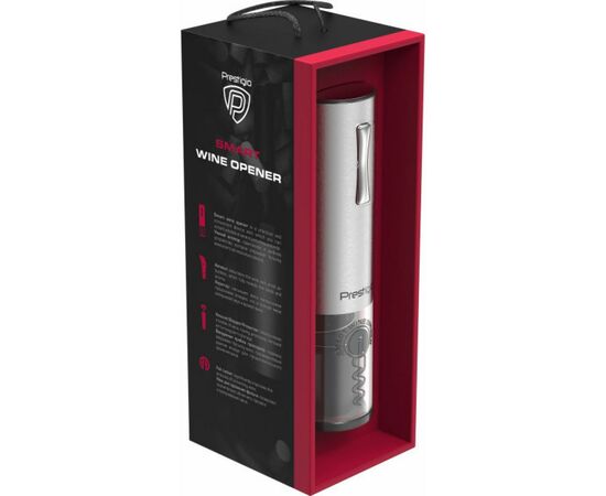 Штопор Prestigio Nemi Smart Wine Opener (PWO103SL), изображение 7 Штопор Prestigio Nemi Smart Wine Opener (PWO103SL), изображение 7