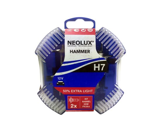 Автолампа Neolux HAMMER H7 Extra Light +50 N499EL (765819)