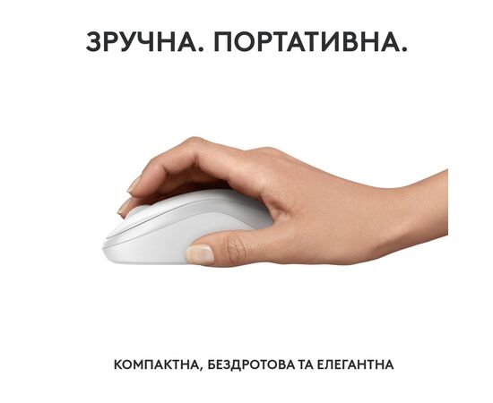 Мышка Logitech M240 Silent Wireless Off-White (910-007120), изображение 5 Мышка Logitech M240 Silent Wireless Off-White (910-007120), изображение 5
