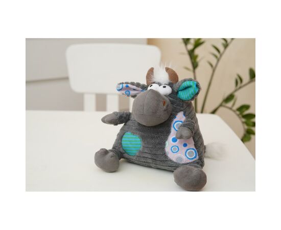 М'яка іграшка Same Toy Корова/Бик (сірий) 18см (A1004/18), зображення 2 М'яка іграшка Same Toy Корова/Бик (сірий) 18см (A1004/18), зображення 2