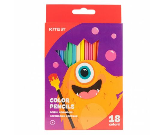 Олівці кольорові Kite Jolliers 18 кольорів (K19-052-5)