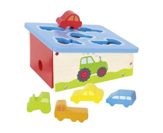 Развивающая игрушка Goki Сортер Транспорт (58668), изображение 2 Развивающая игрушка Goki Сортер Транспорт (58668), изображение 2