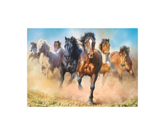 Пазл Trefl Лошади 2000 элементов (6334159), изображение 2 Пазл Trefl Лошади 2000 элементов (6334159), изображение 2