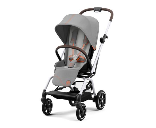 Коляска Cybex Eezy S Twist+ 2 SLV Lava Grey (з бампером) (522001097)