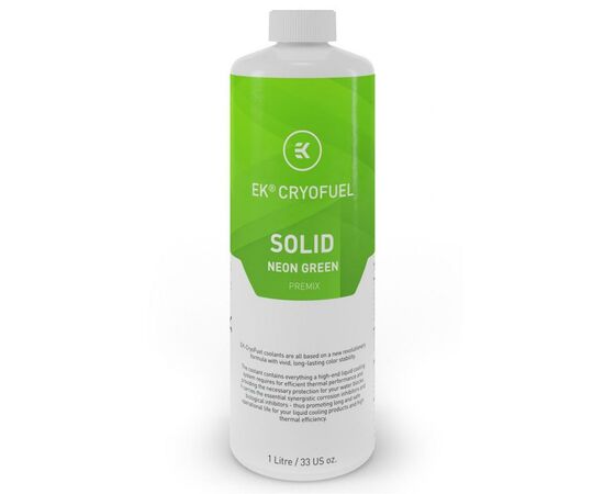 Охолоджуюча рідина Ekwb EK-CryoFuel Solid Neon Green (Premix 1000mL) (3831109880364)