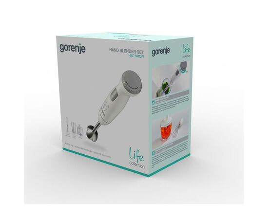 Блендер Gorenje HBC 804 QW (HBC804QW), изображение 5 Блендер Gorenje HBC 804 QW (HBC804QW), изображение 5