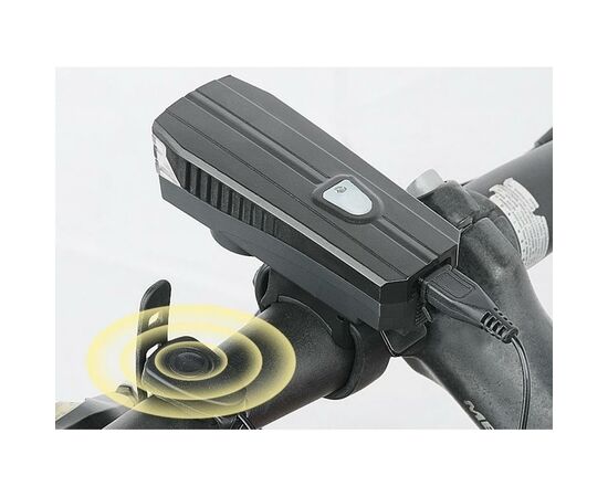 Передня велофара Velotrade BC-FL1588 350лм LED Li-on 1200mAh USB (LTSS-040), зображення 3 Передня велофара Velotrade BC-FL1588 350лм LED Li-on 1200mAh USB (LTSS-040), зображення 3