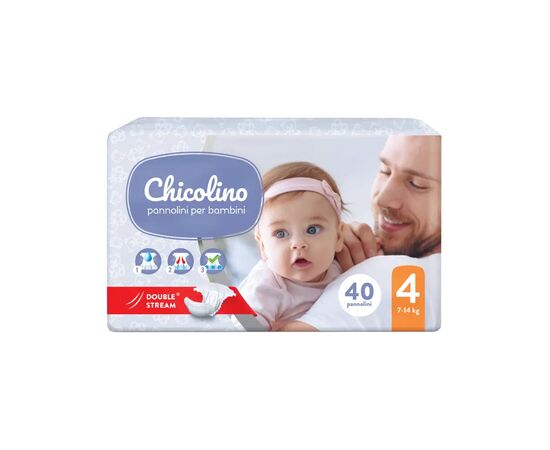 Подгузник Chicolino Middle Размер 4 (7-14 кг) 40 шт (4823098410539)