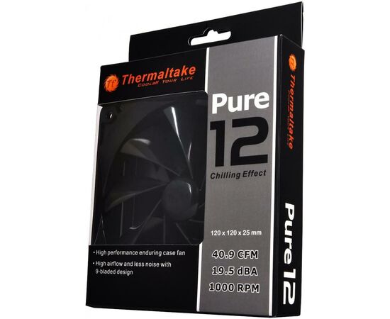 Кулер для корпуса ThermalTake Pure 12 (CL-F011-PL12BL-A), изображение 5
