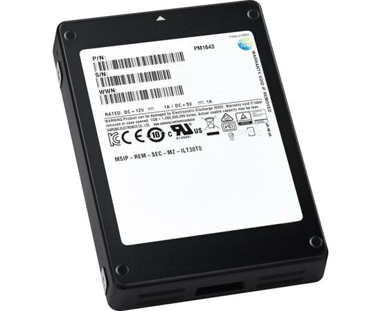 Накопитель SSD SAS 2.5" 960GB PM1643 Samsung (MZILT960HAHQ-00007), изображение 2 Накопитель SSD SAS 2.5" 960GB PM1643 Samsung (MZILT960HAHQ-00007), изображение 2
