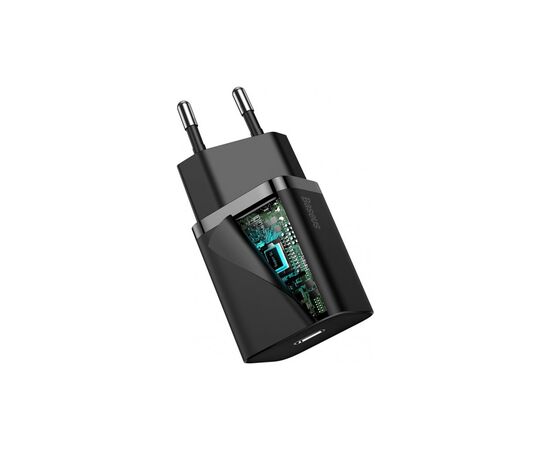 Зарядное устройство Baseus 1 Type-C 20W (CCSUP-B01), изображение 2 Зарядное устройство Baseus 1 Type-C 20W (CCSUP-B01), изображение 2