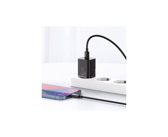 Зарядное устройство Baseus 1 Type-C 20W (CCSUP-B01), изображение 8 Зарядное устройство Baseus 1 Type-C 20W (CCSUP-B01), изображение 8