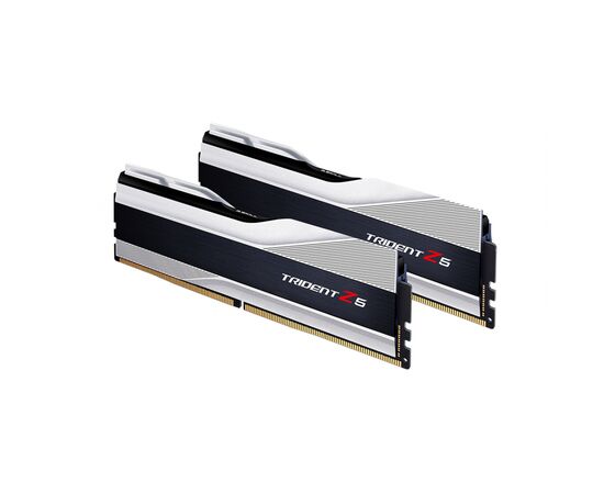 Модуль памяти для компьютера DDR5 32GB (2x16GB) 6000 MHz Trident Z5 Silver G.Skill (F5-6000J4040F16GX2-TZ5S), изображение 3 Модуль памяти для компьютера DDR5 32GB (2x16GB) 6000 MHz Trident Z5 Silver G.Skill (F5-6000J4040F16GX2-TZ5S), изображение 3