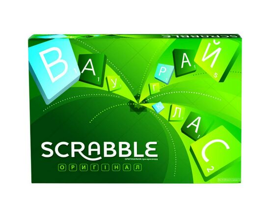 Настольная игра Scrabble Скребл Оригинал (укр.язык) (BBD15), изображение 2 Настольная игра Scrabble Скребл Оригинал (укр.язык) (BBD15), изображение 2